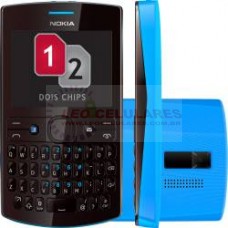 NOKIA ASHA 205 DUAL CHIP CÂMERA VGA BLUETOOTH PRETO COM AZUL